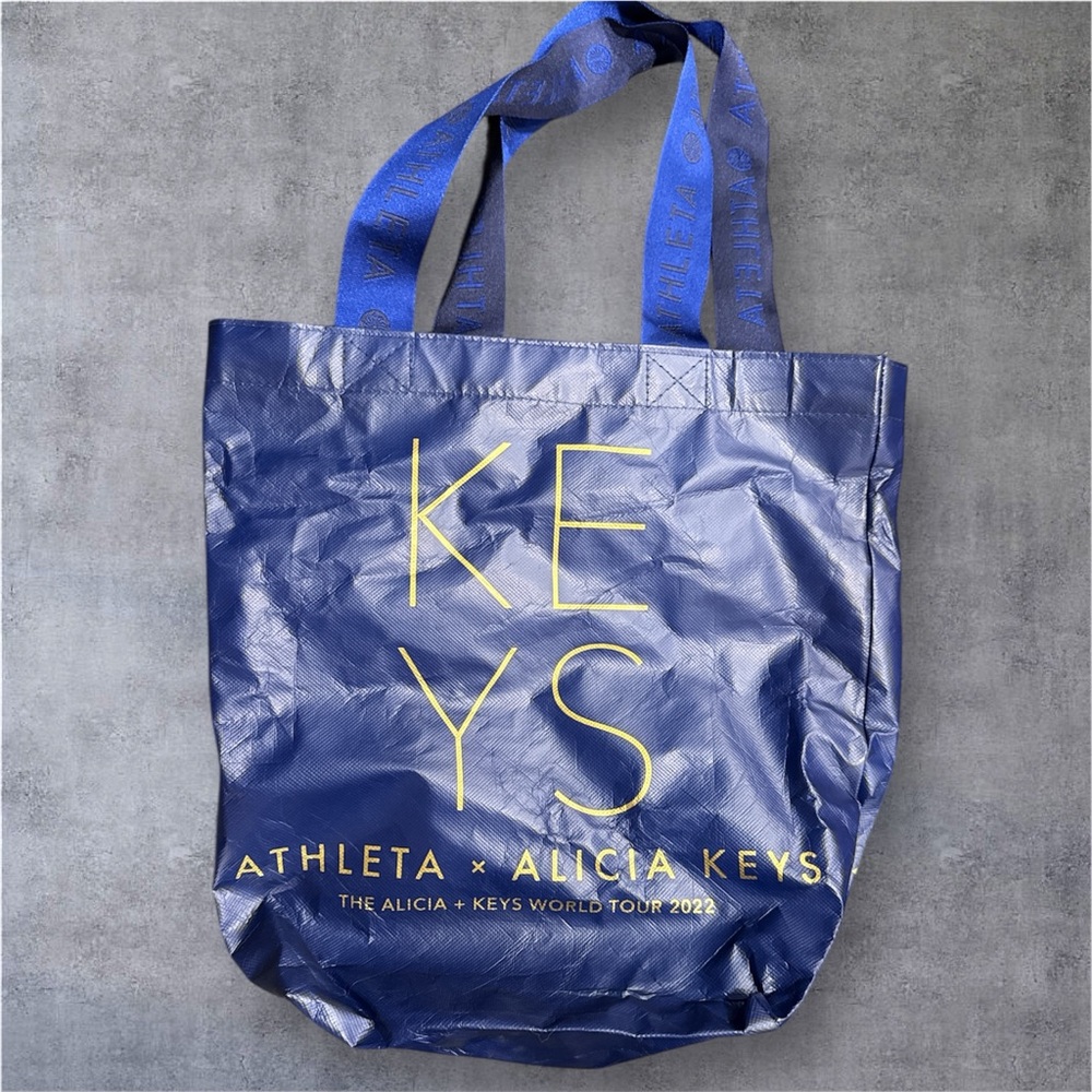 Alicia Keys + Athlete Reusable Shopping Bag 2022 World Tour Rare Blue!